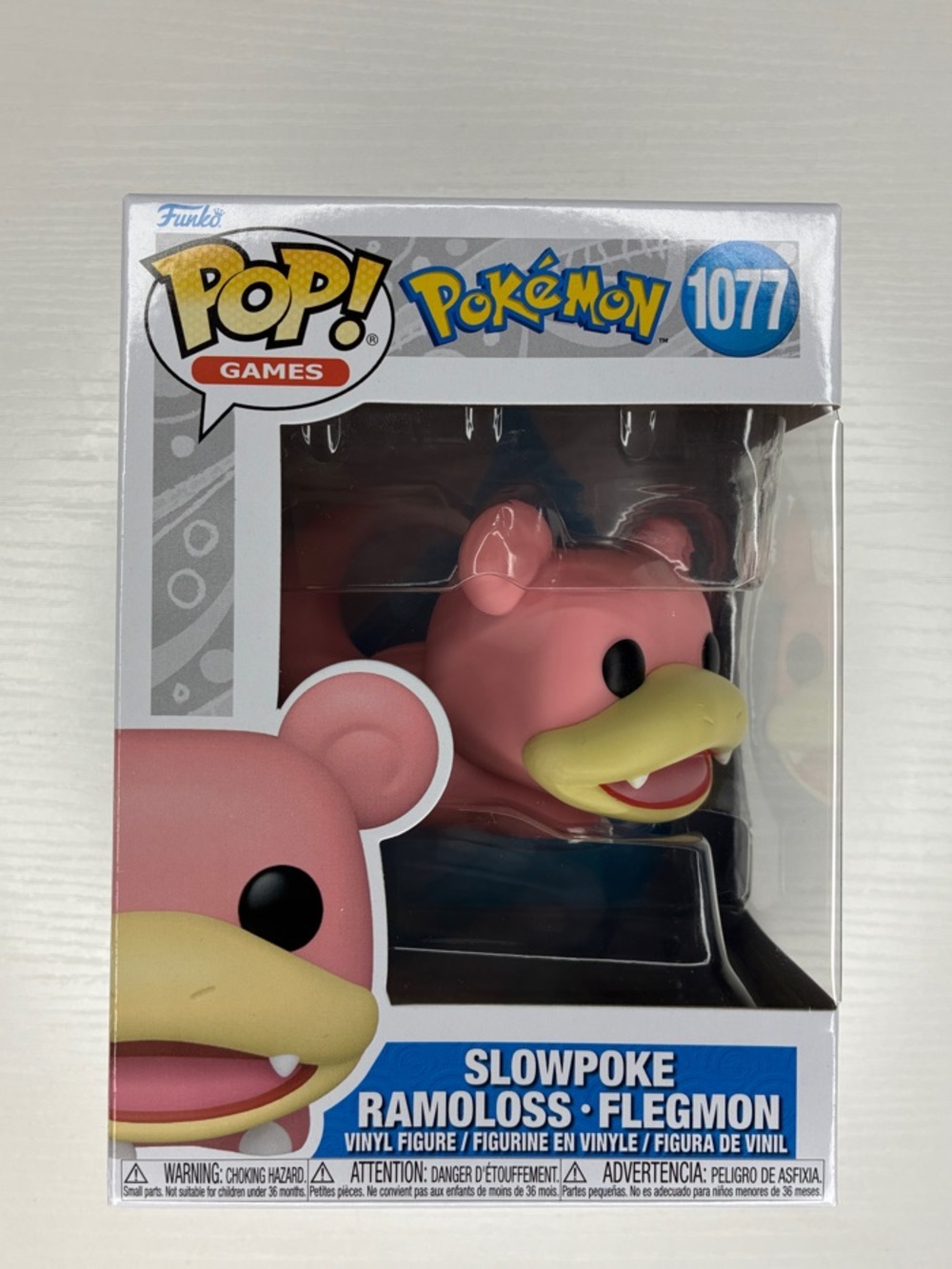 Funko Pop! Slowpoke Vinyl Figure - Pink & Yellow